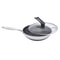 Premium Stainless Steel Honeycomb Non Stick Wok Pan With Lid Induction Compatible 10