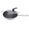 Premium Stainless Steel Honeycomb Non Stick Wok Pan With Lid Induction Compatible 11