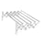 Space Saving Wall Mounted Clothes Drying Rack Shelf Folding Laundry Hanger 0