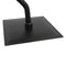 Sleek Black Rain Shower System With Bathroom Shower Trim Kit Valve 4