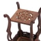 Premium Square Bonsai Display Stand Hand Carved Tree Root Wood 4
