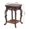 Premium Square Bonsai Display Stand Hand Carved Tree Root Wood 10