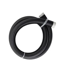 premium black braided fuel line hose stainless steel nylon fuel lines