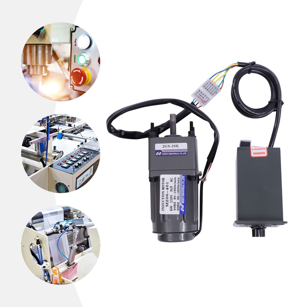 Gear Motor With Variable Speed Controller Adjustable AC Gear Motor 3