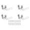 Heavy Duty Pivot Door Hinges Stainless Steel Door Mount Set 0