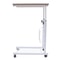 Adjustable Overbed Table With Wheels Rolling Bedside Tray Desk For Home Or Hospital 10
