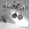 Modern Black Ceiling Pot Rack With Hooks For Pots And Pans 2