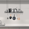 Modern Black Ceiling Pot Rack With Hooks For Pots And Pans 3