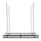 Modern Black Ceiling Pot Rack With Hooks For Pots And Pans 14