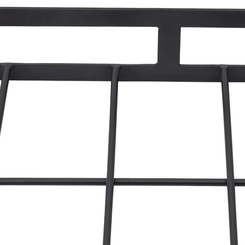Modern Black Ceiling Pot Rack With Hooks For Pots And Pans 8