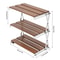 Portable Camping Kitchen Table With Storage Rack And Folding Outdoor Cook Station 5