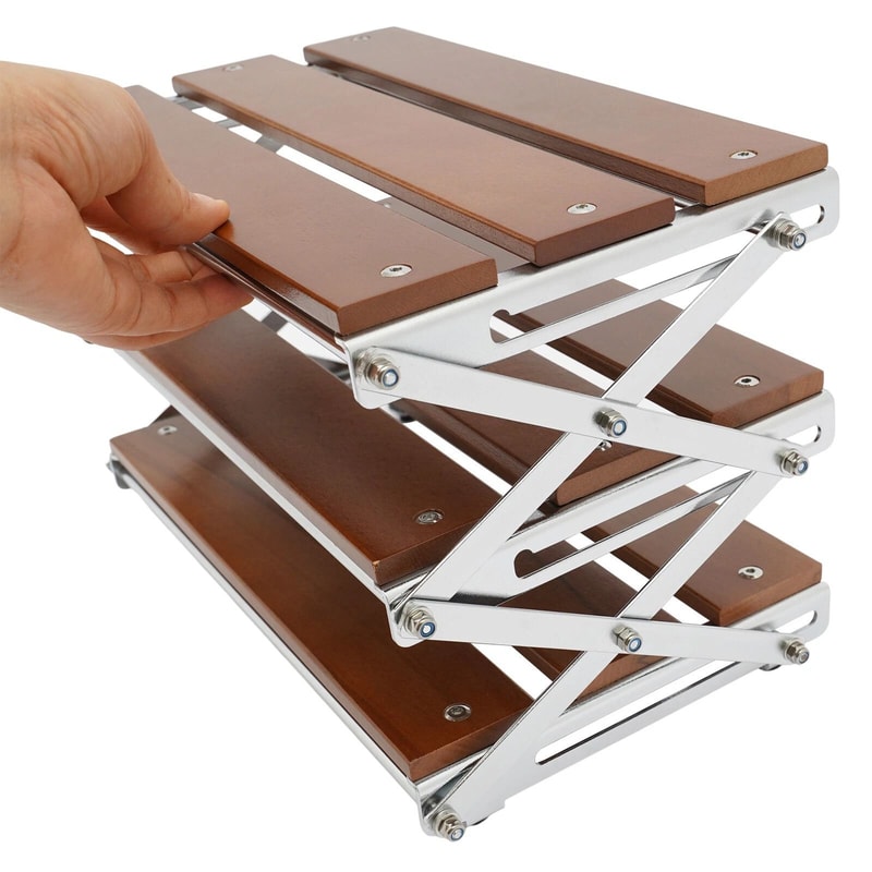 Portable Camping Kitchen Table With Storage Rack And Folding Outdoor Cook Station 2