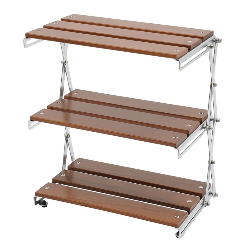 Portable Camping Kitchen Table With Storage Rack And Folding Outdoor Cook Station 4