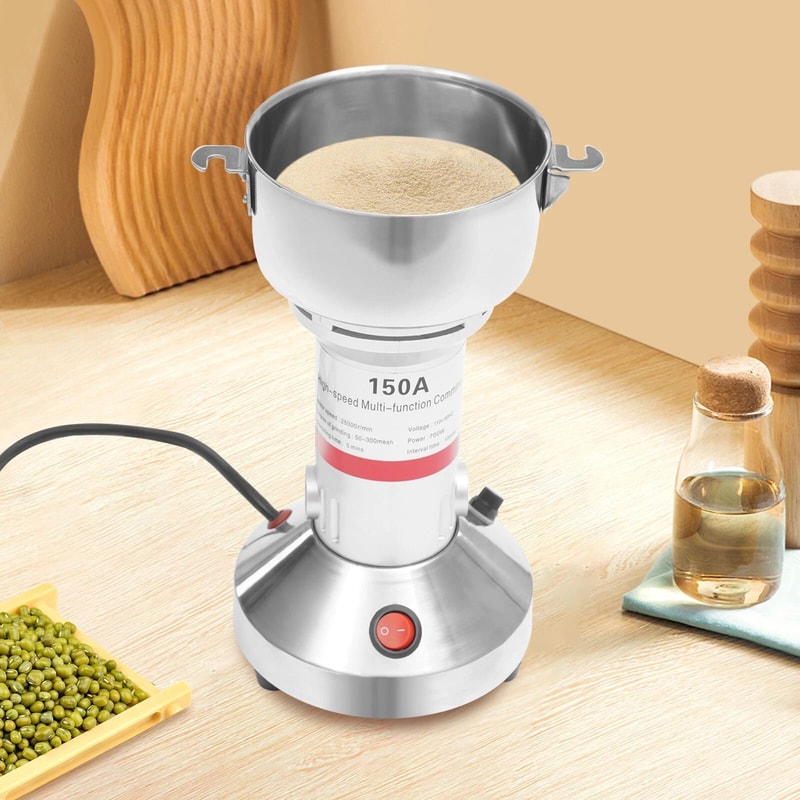 Electric Grain Mill Grinder Stainless Steel Spice And Powder Grinder Machine 1