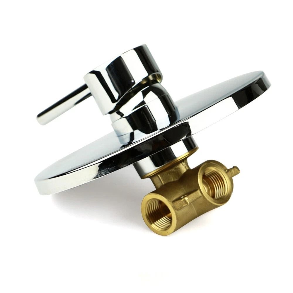 Wall Mount Shower Valve Single Handle Brass Hot And Cold Mixer Faucet 15