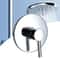 Wall Mount Shower Valve Single Handle Brass Hot And Cold Mixer Faucet 3