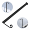 Adjustable Black Steel Railing Handrail For Steps Heavy Duty Metal Stair Handrail 4