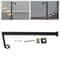 Adjustable Black Steel Railing Handrail For Steps Heavy Duty Metal Stair Handrail 5