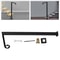 Adjustable Black Steel Railing Handrail For Steps Heavy Duty Metal Stair Handrail 5