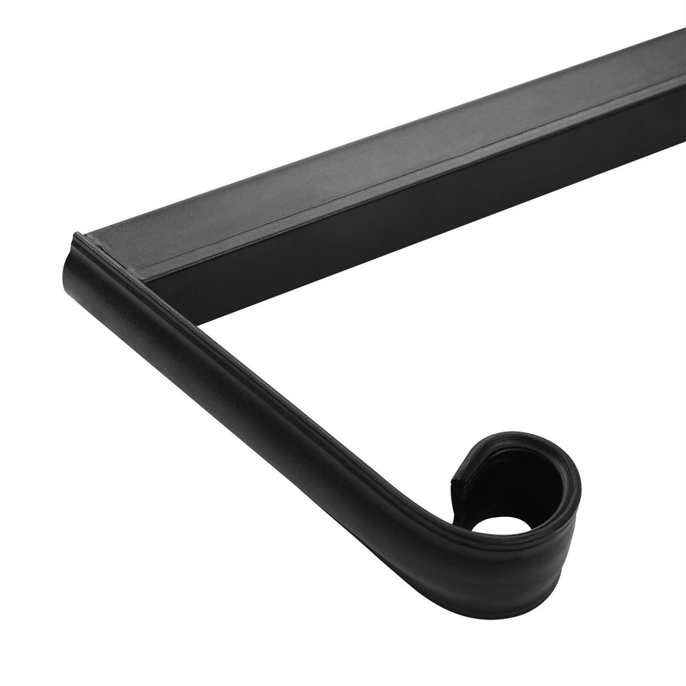 Adjustable Black Steel Railing Handrail For Steps Heavy Duty Metal Stair Handrail 8