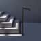 Adjustable Black Steel Railing Handrail For Steps Heavy Duty Metal Stair Handrail 3
