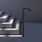 Adjustable Black Steel Railing Handrail For Steps Heavy Duty Metal Stair Handrail 3