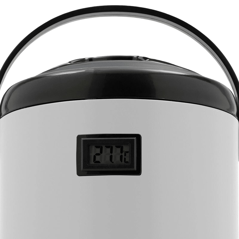 Premium Stainless Steel Insulated Beverage Dispenser With Thermometer Hot Cold Drink Server 14