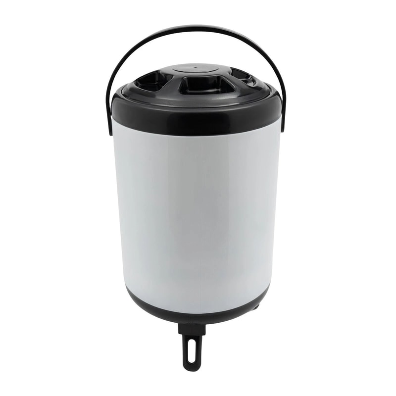 Premium Stainless Steel Insulated Beverage Dispenser With Thermometer Hot Cold Drink Server 8