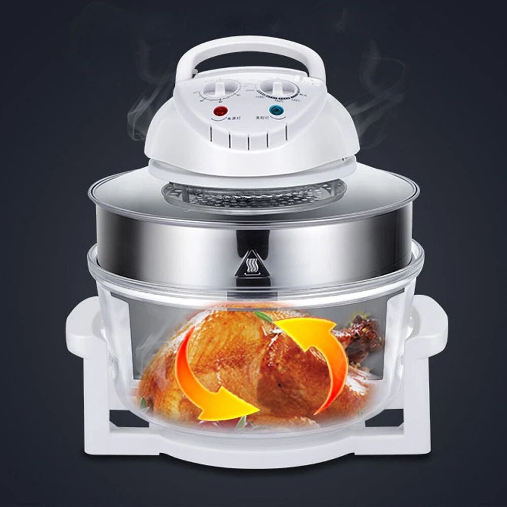 Glass Air Fryer Convection Oven With Infrared Heating 1