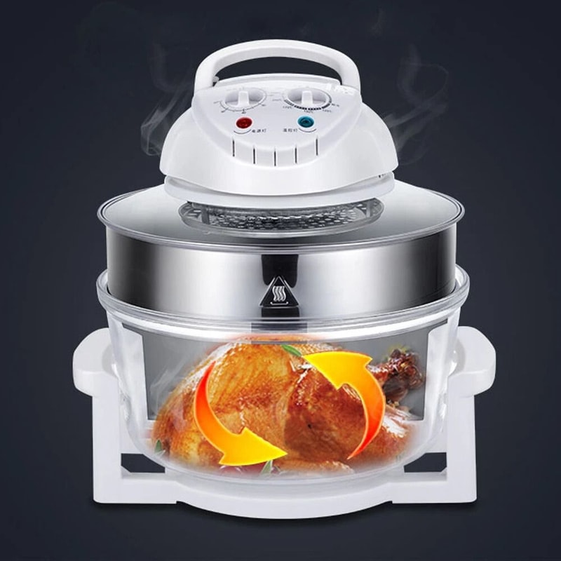 Glass Air Fryer Convection Oven With Infrared Heating 1