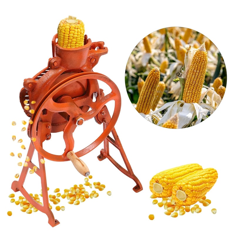 Heavy Duty Corn Thresher Corn Cob Sheller Handheld Manual Kernel Remover 2