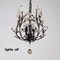 Vintage Crystal Chandelier Light Pendant Lamp For Kitchen Dining And Entryway 1