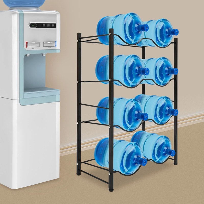 Gallon Water Bottle Rack Organizer Heavy Duty Water Jug Storage Stand 1