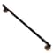 Matte Black And Gold Stainless Steel Bathroom Hardware Set Wall Mounted 12