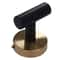 Matte Black And Gold Stainless Steel Bathroom Hardware Set Wall Mounted 14