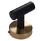 Matte Black And Gold Stainless Steel Bathroom Hardware Set Wall Mounted 14