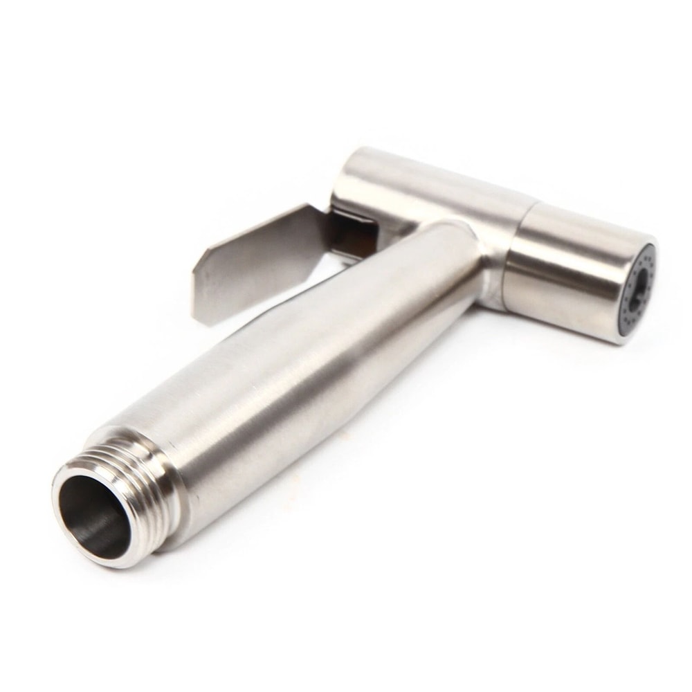 Wall Mount Stainless Steel Commercial Sink Faucet Rotating Kitchen Faucet Heavy Duty 4