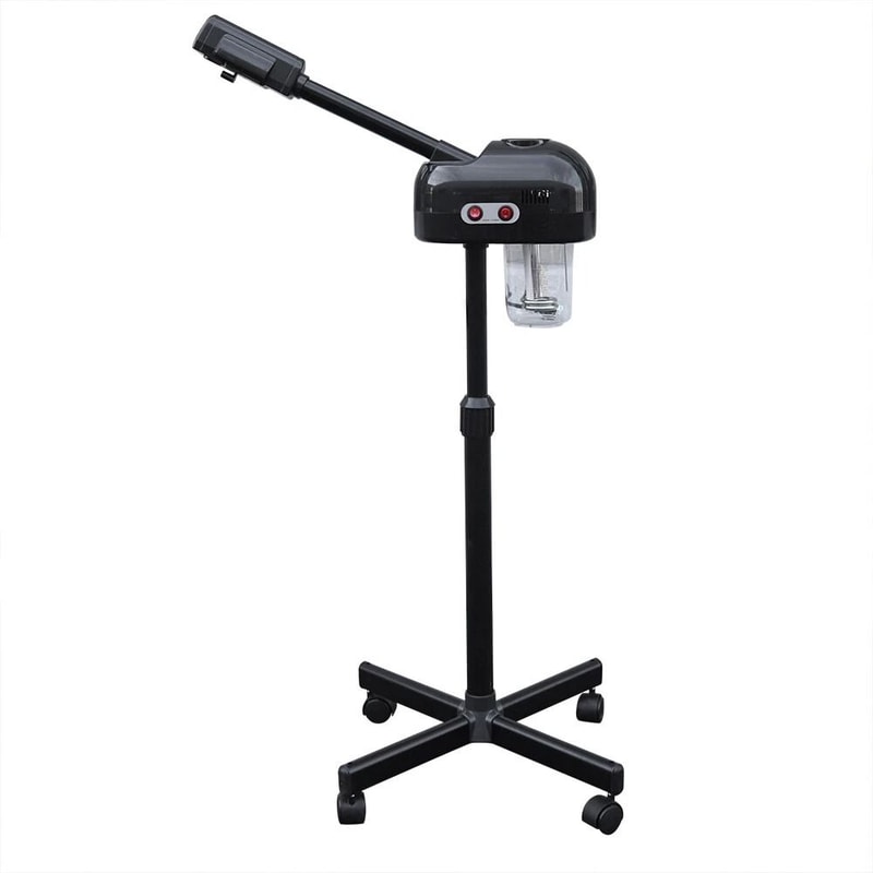 Black Pro Facial Steamer Ozone Spa Skincare Salon Equipment 2