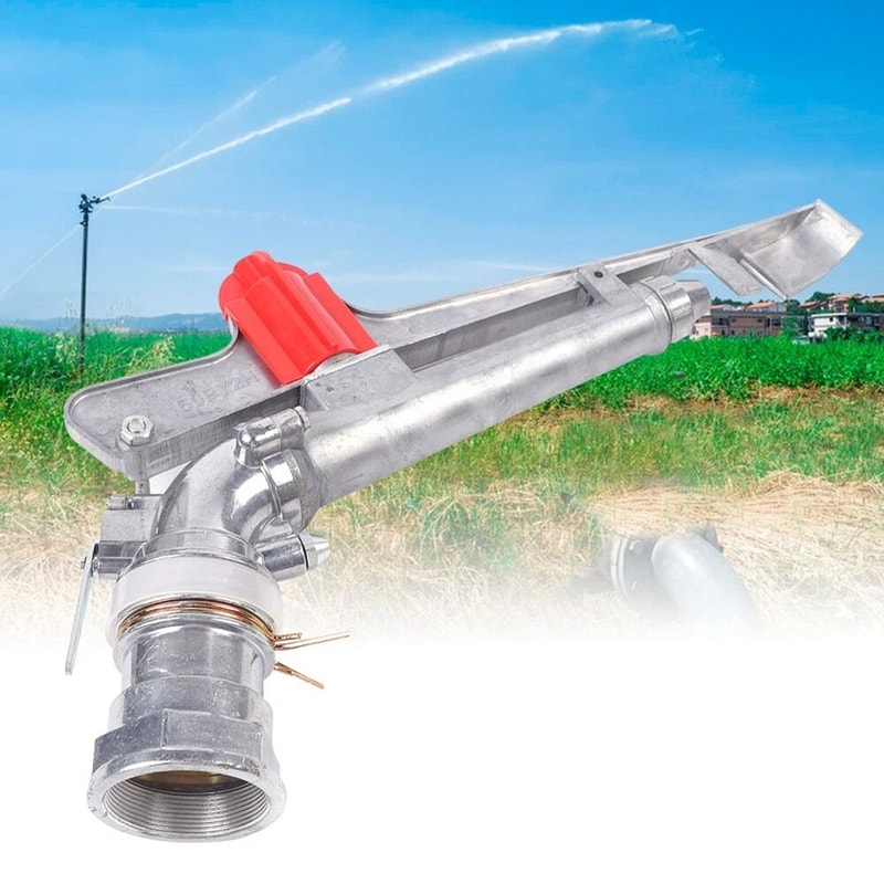 Heavy Duty Impact Sprinkler Adjustable Irrigation Sprinkler Head For Lawn Garden Watering 0