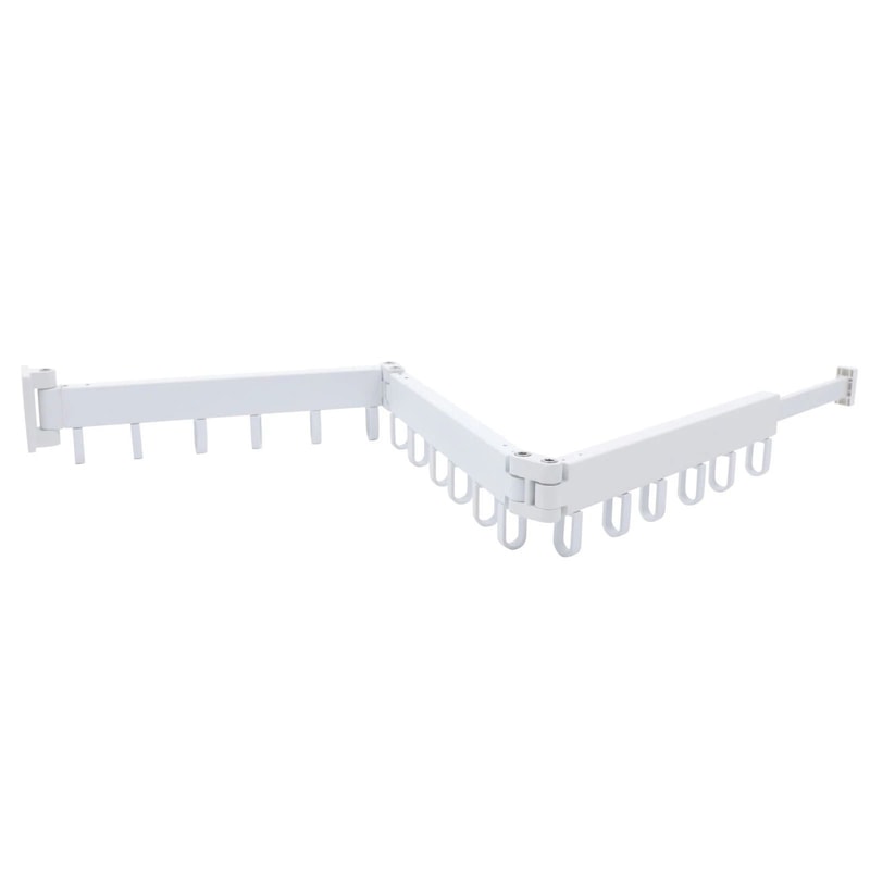 Wall Mounted Folding Clothes Drying Rack Retractable Space Saving Laundry Organizer 3