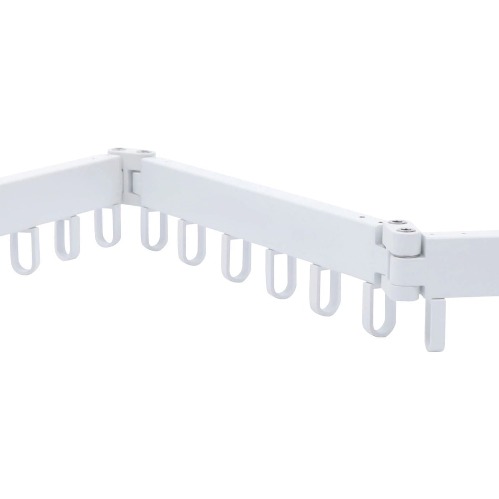 Wall Mounted Folding Clothes Drying Rack Retractable Space Saving Laundry Organizer 6