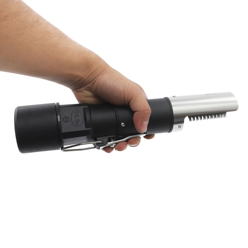 Rechargeable Electric Fish Scaler RPM Stainless Steel Cordless Scale Remover Tool 4