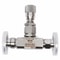 Stainless Steel High Vacuum Bellows Sealed Metering Control Valve 2
