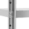 Stainless Steel Double Overshelf For Commercial Prep Table Kitchen Storage 7