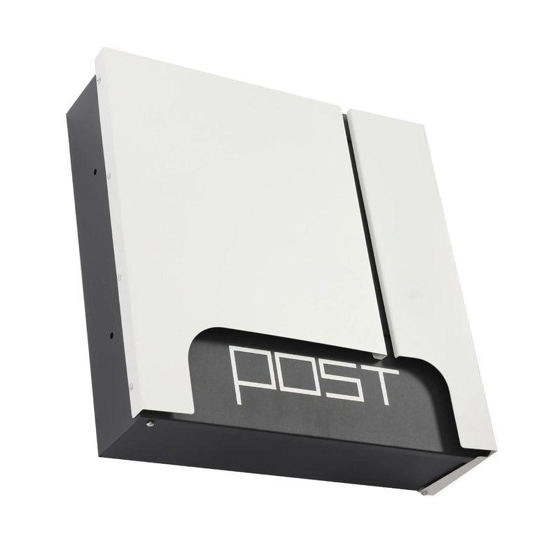 Lockable Stainless Steel Wall Mount Mailbox For Secure Outdoor Mail Storage 6