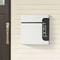Lockable Stainless Steel Wall Mount Mailbox For Secure Outdoor Mail Storage 4