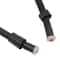 Matte Black Square Handheld Shower Head With Hose And Wall Connector 8