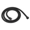 Matte Black Square Handheld Shower Head With Hose And Wall Connector 14