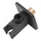 Matte Black Square Handheld Shower Head With Hose And Wall Connector 15