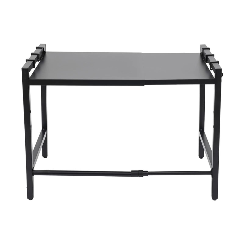 Expandable Microwave Stand Adjustable Height Kitchen Rack Capacity 4
